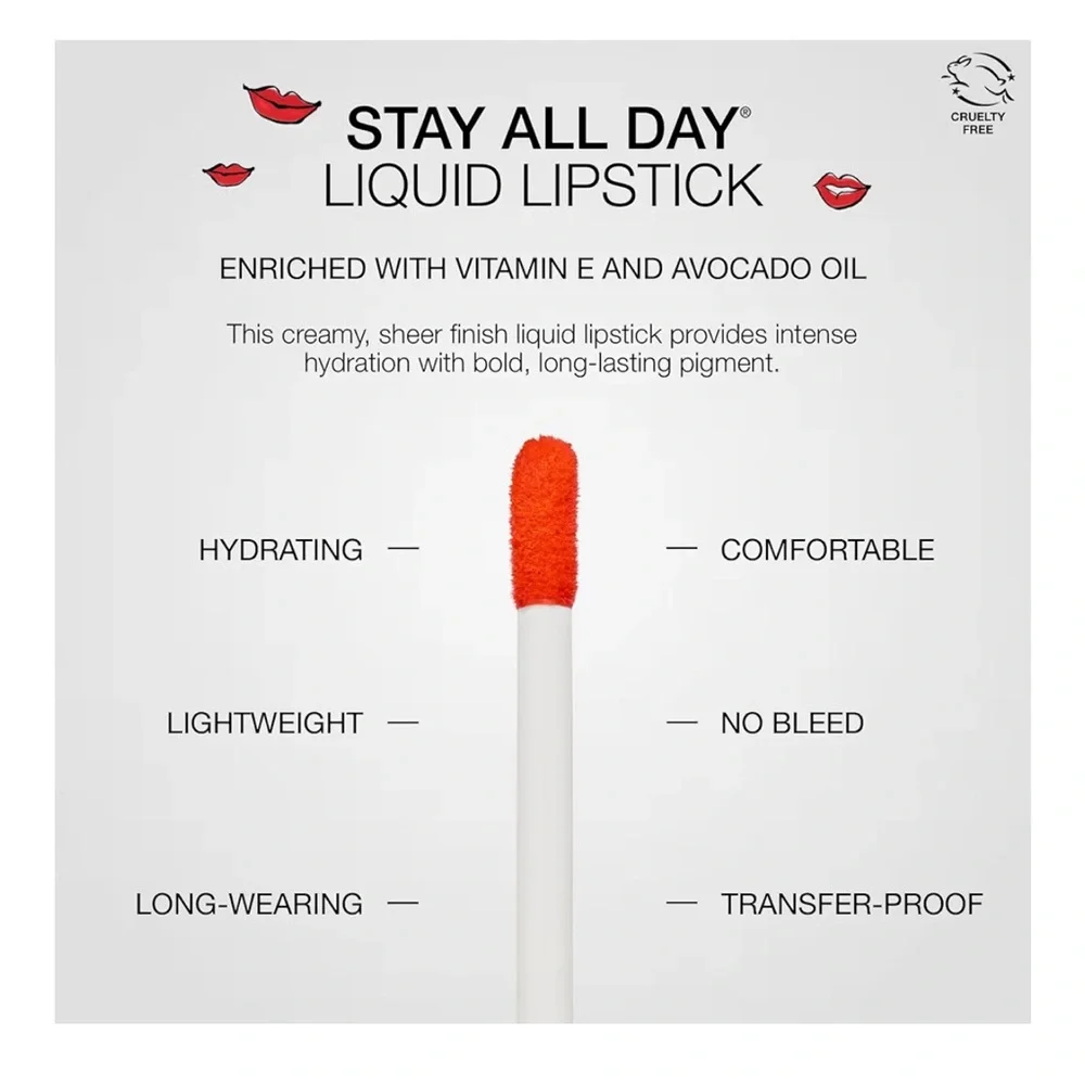 Fragola‎ | Stila Stay All Day Sheer Liquid Lipstick Sheer, NIB